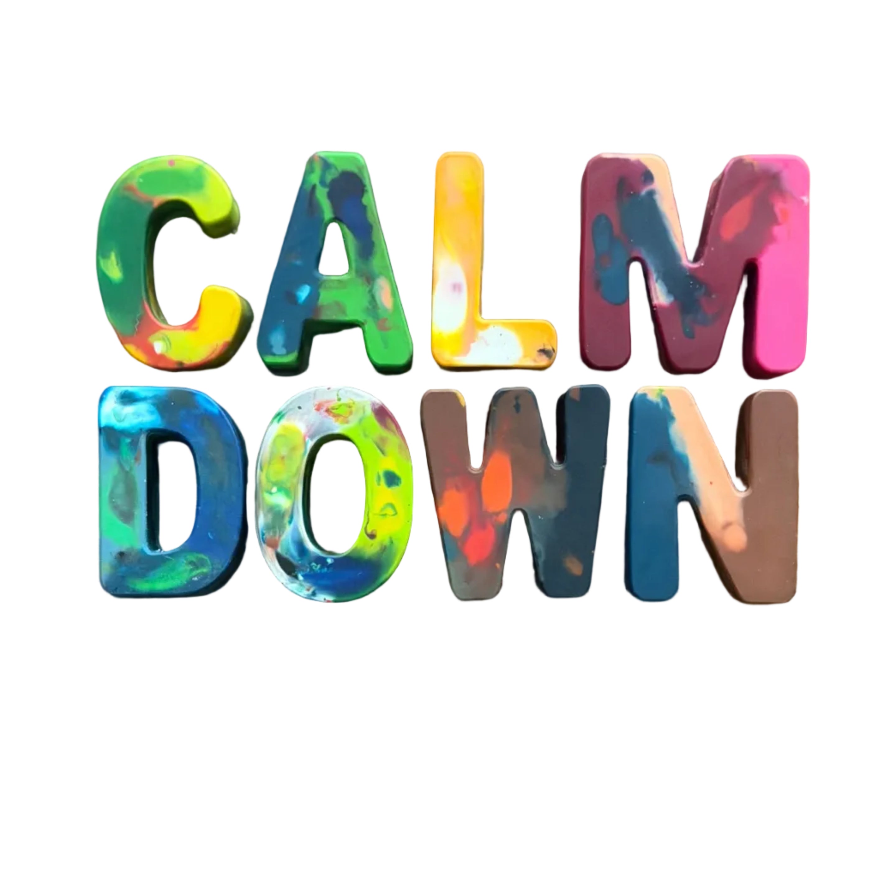 “Calm Down” Custom Crayons