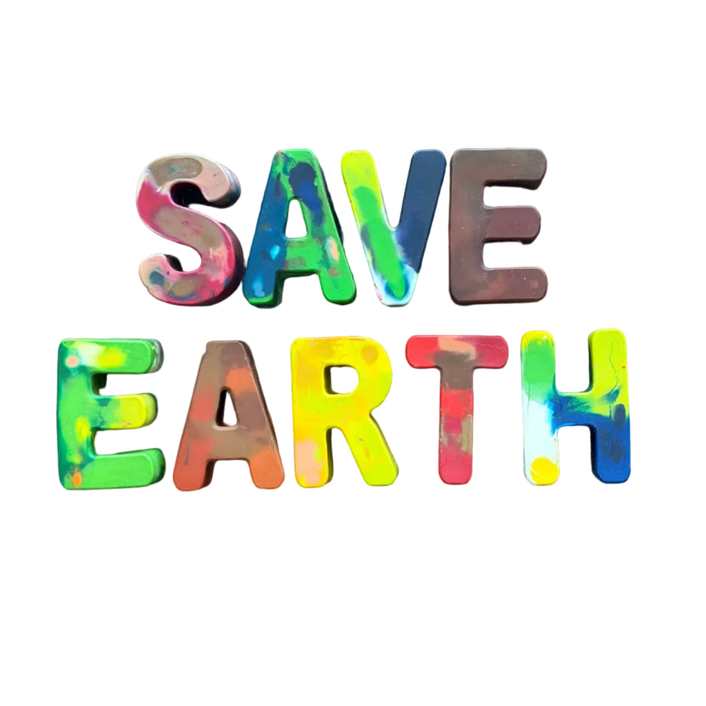 “Save Earth” Custom Crayons