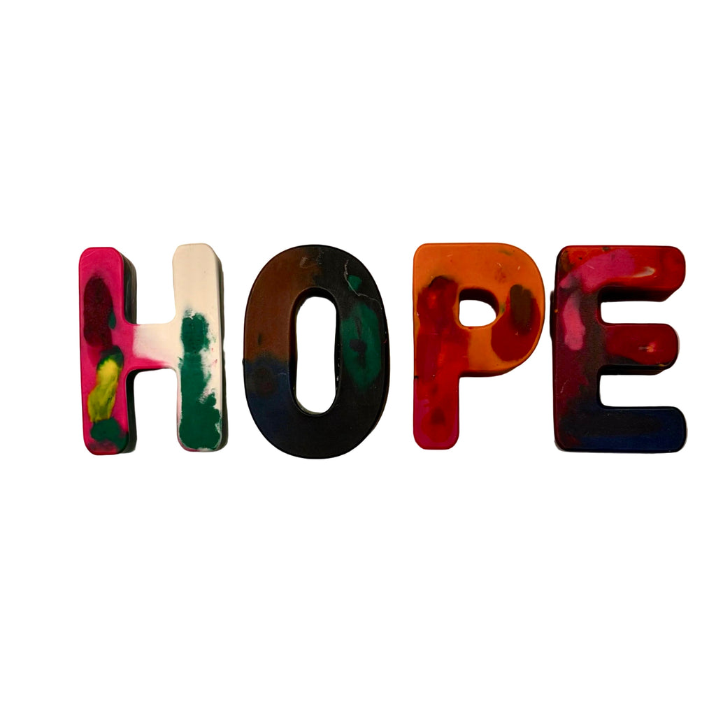 "Hope" Custom Crayons