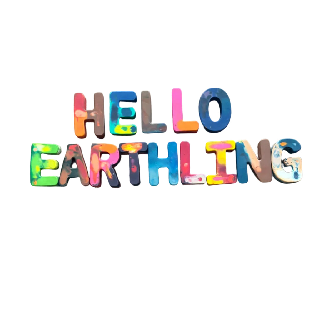 “Earthlings” Custom Crayons