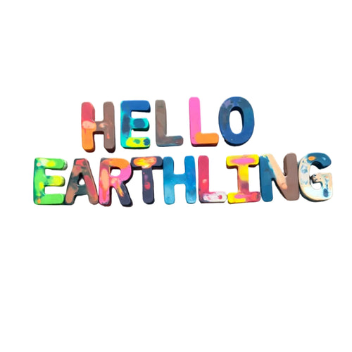 “Earthlings” Custom Crayons